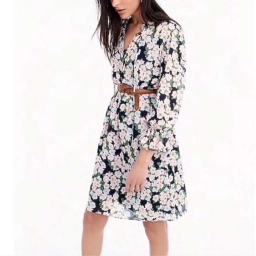 2/$20 J Crew Mercantile Floral Sheer Dress XS - Picture 1 of 7